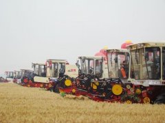 <b>河北:8.7万台小麦联合收割机整装待发</b>